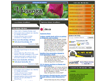 Tablet Screenshot of muskoka.com